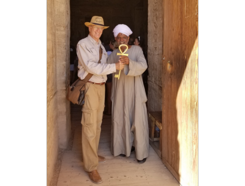 Luis Hernandez in Abu Simbel